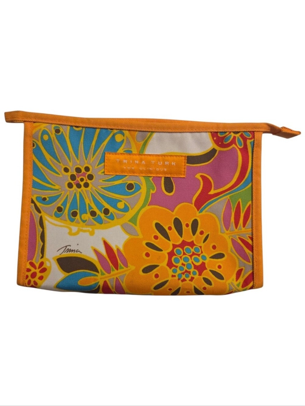 Trina Turk For Clinique Makeup Travel Bag Pouch